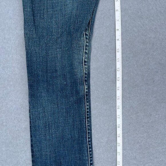 GAP Curvy Straight Jeans Size 4/27R Medium Wash Cotton - Picture 6 of 6